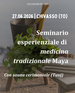 Locandina cerimonia della sauna a chivasso